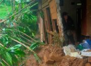 Longsor Terjang Dua Titik di Sukabumi Utara, Rumah Warga Rusak Berat
