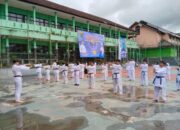 68 Karateka Wadokai Karate-Do Cabang Kabupaten Sukabumi Ikuti Ujian Kenaikan Tingkat
