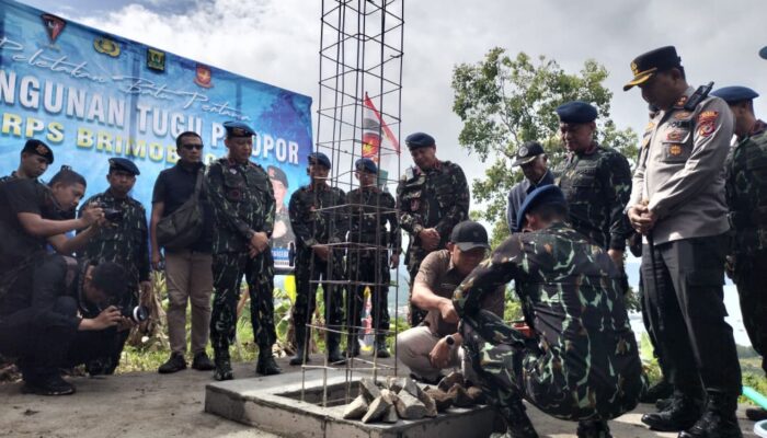 Tanda Sejarah dan Perjuangan Pasukan Brimob, Tugu Pelopor Dibangun di Bukit Senyum Palabuhanratu