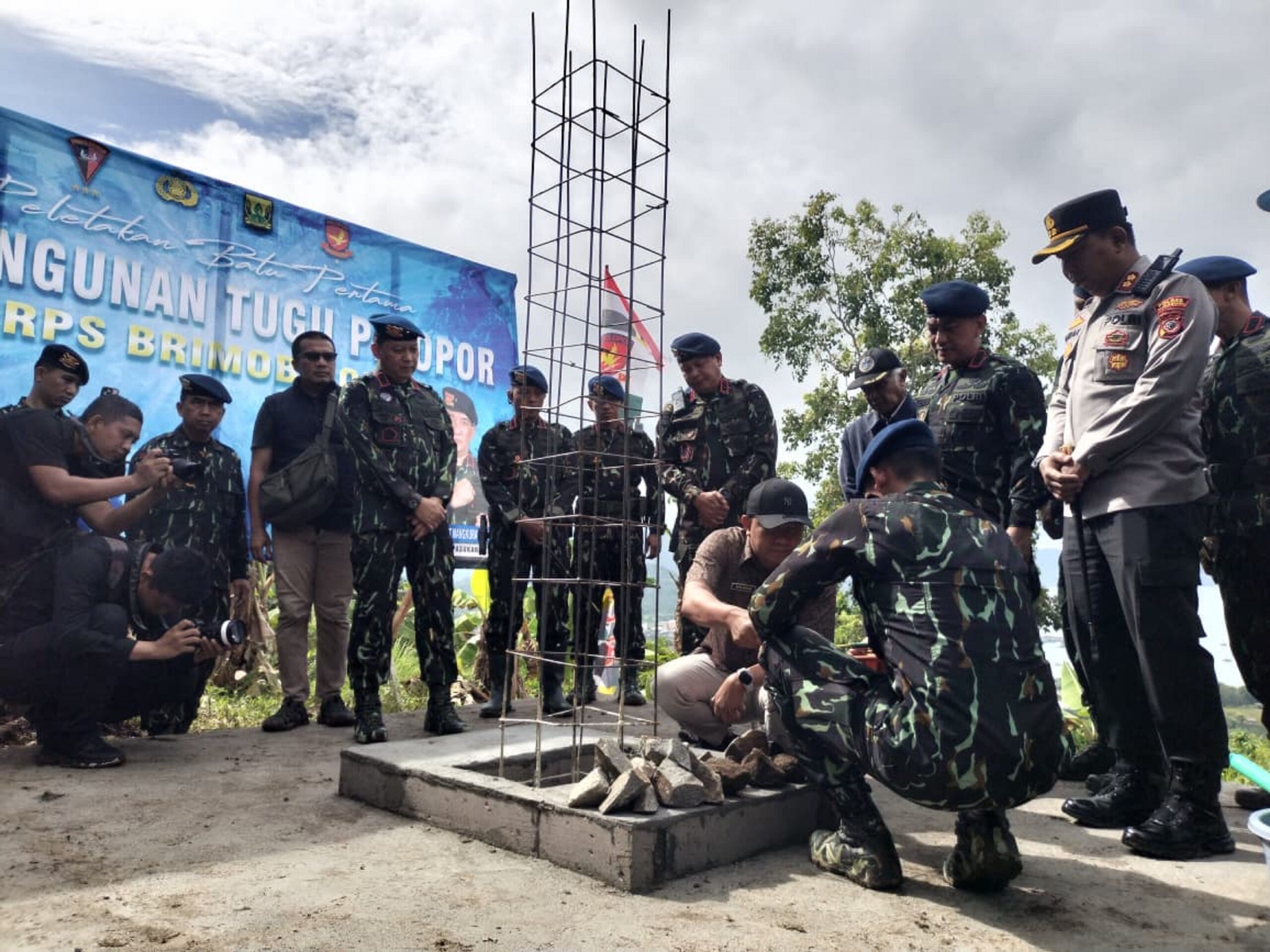 Tanda Sejarah dan Perjuangan Pasukan Brimob, Tugu Pelopor Dibangun di Bukit Senyum Palabuhanratu
