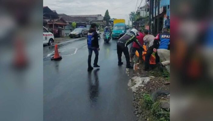 Kecelakaan Maut di Cikukulu Sukabumi, Pemotor Asal Tasikmalaya Tewas Terlindas Tronton