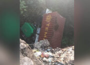 Innalillahi! Truk Kontainer Terjun ke Jurang di Sukalarang Sukabumi