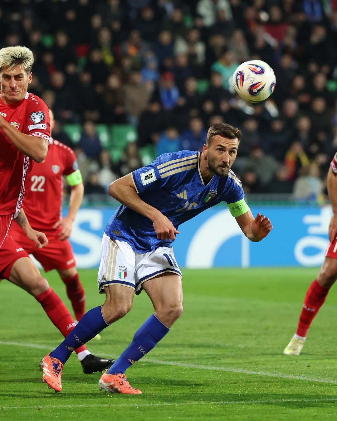 Italia Jaga Peluang di Kualifikasi Piala Dunia Usai Tumbangkan Moldova 2-0