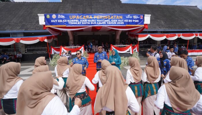 Peringatan HUT Korpri, Wali Kota Sukabumi Tekankan Peran Guru dan Integritas ASN