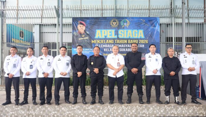 Pastikan Pengamanan Maksimal, Direktur Pembimbingan Kemasyarakatan Sambangi Lapas Sukabumi Jelang Tahun Baru 2026