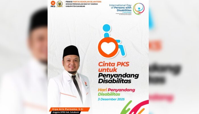 Cinta PKS untuk Penyandang Disabilitas, Dewan Erpa Sampaikan Ucapan Hari Penyandang Disabilitas