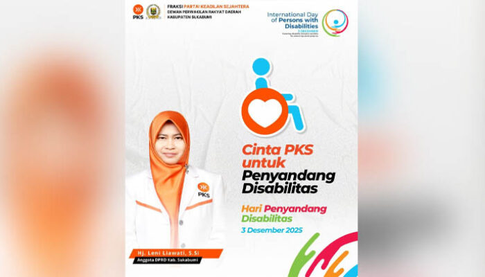Hari Disabilitas Internasional, Fraksi PKS Dorong Kebijakan Inklusif di Sukabumi