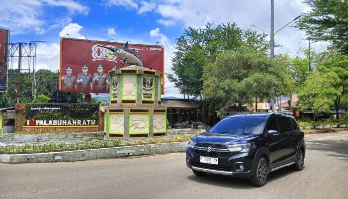 Disperkim Kabupaten Sukabumi Percantik Tugu Jangilus Palabuhanratu