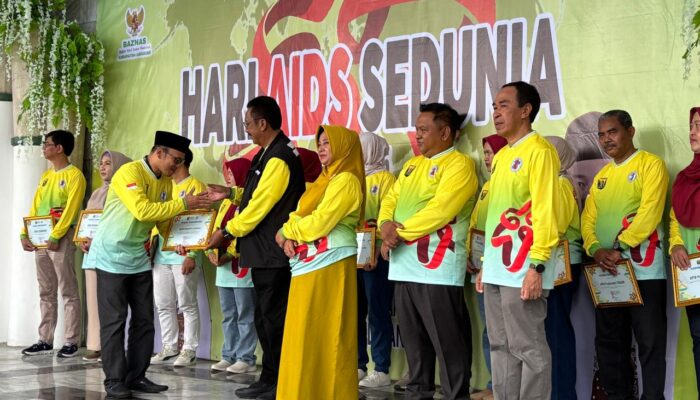 Hadiri Peringatan Hari AIDs Sedunia, Ketua DPRD Kabupaten Sukabumi: Edukasi Harus Terus Berjalan