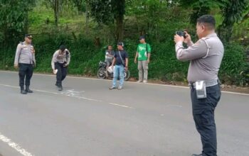 Kronologi Kecelakaan Maut di Simpenan: Motor Melebar di Tikungan, Tabrak Truk Box dari Depan