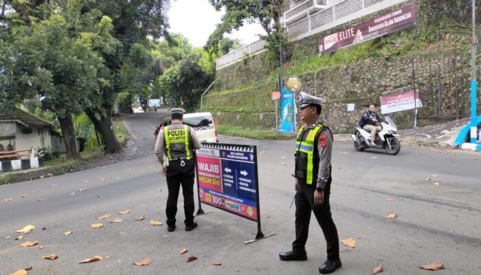 Lalu Lintas Sukabumi Terpantau Lengang, Polisi Tetap Siaga Jelang Malam Tahun Baru