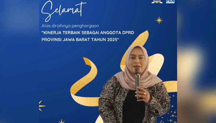Dessy Susilawati Raih Penghargaan Anggota DPRD Jabar dengan Kinerja Terbaik