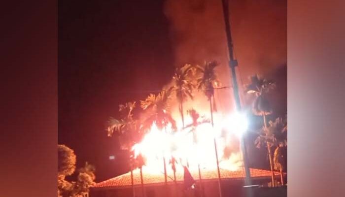 Villa Kosong di Cisolok Sukabumi Terbakar, Kerugian Ditaksir Puluhan Juta Rupiah