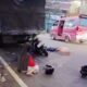 Kecelakaan Motor Tabrak Truk di Depan RS Primaya Sukabumi: Suami Tewas, Istri Luka-luka