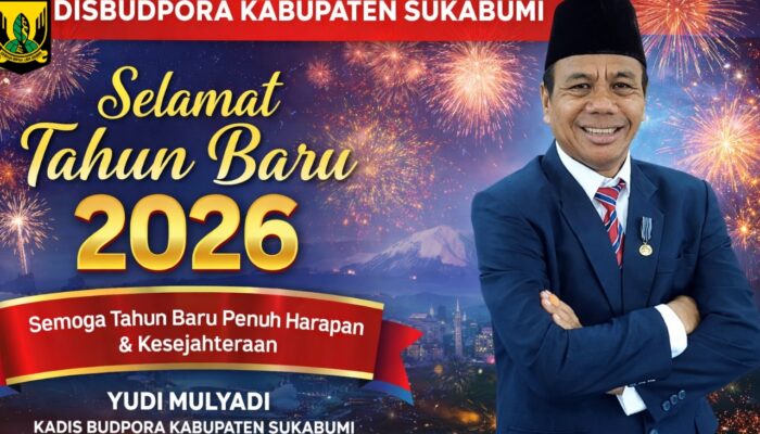 Kepala Disbudpora Kabupaten Sukabumi Sampaikan Ucapan Selamat Tahun Baru 2026