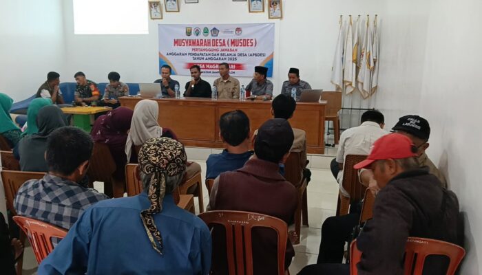 Musdes APBDes Nagraksari 2025 Perkuat Kepercayaan Publik dan Arah Pembangunan Desa