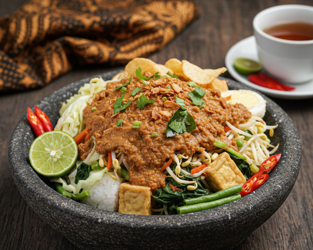 Resep Gado-gado Padang ala Sukabumi, Kuliner Nusantara dengan Bumbu Kacang Gurih