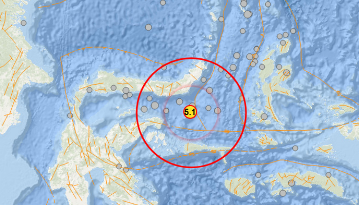 Gempa Bumi Magnitudo 5,1 Guncang Bolsel, Pusat Gempa di Laut
