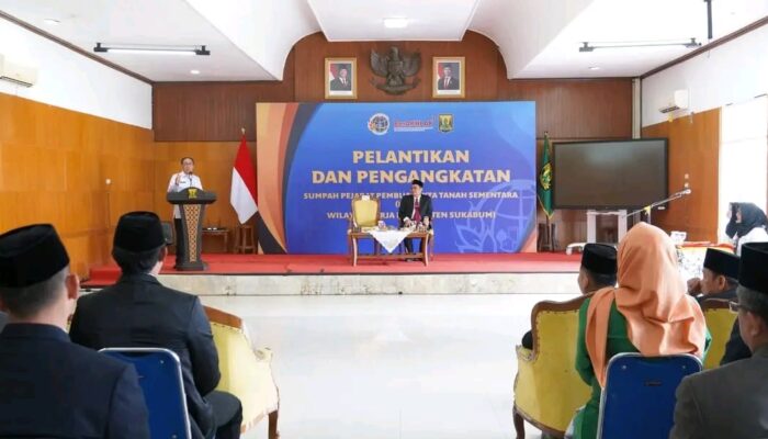 Percepat Kepastian Hukum Tanah, 21 Camat di Sukabumi Jalani Peran Baru