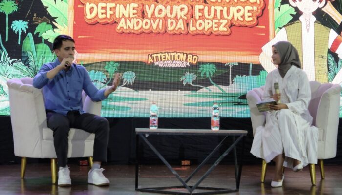 Andovi da Lopez Ajak Pelajar Sukabumi Berani Eksplorasi Masa Depan di ATTENTION 8.0