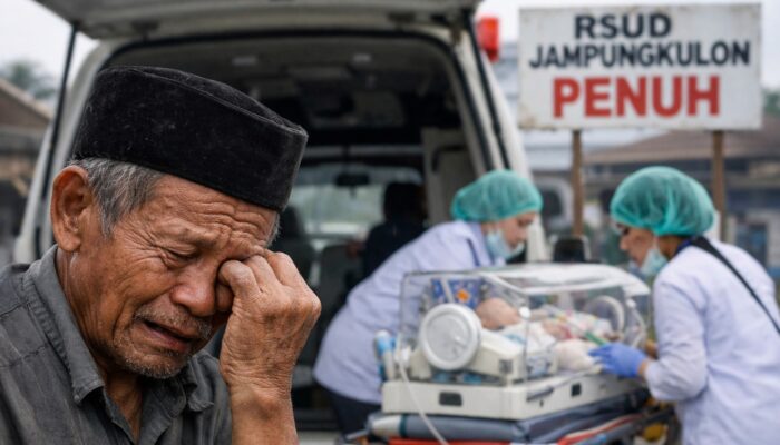 Video Tangis Kakek di Waluran Viral, Bayi Meninggal Saat Dirujuk