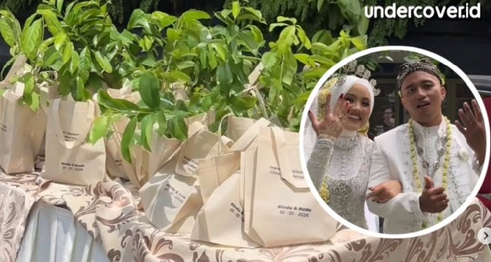 Souvenir Bibit Pohon di Pernikahan Gen Z Viral, Simbol Cinta dan Kepedulian Lingkungan