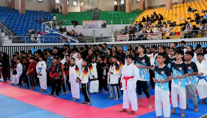 Bupati Sukabumi Buka Kejurda Karate Piala Bupati III, Diikuti 608 Atlet Se-Jawa Barat