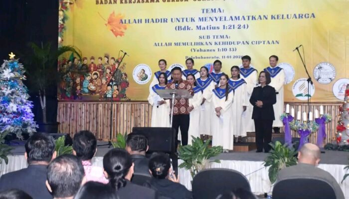 Hadiri Syukuran Natal BKSG, Wabup Sukabumi Ajak Warga Perkuat Toleransi