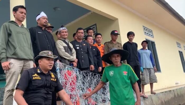 Antisipasi Longsor, BPBD Perkuat Tebing Sungai Cidadap di Simpenan Sukabumi