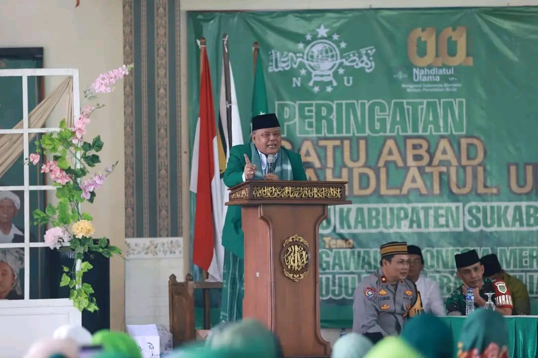 Ketua PCNU Kabupaten Sukabumi, KH E.S. Mubarok
