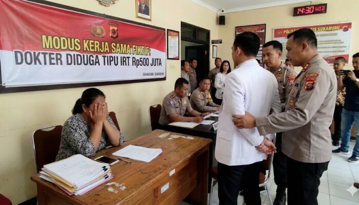 Modus Kerja Sama Fiktif, Dokter di Sukabumi Diduga Tipu IRT hingga Rp500 Juta