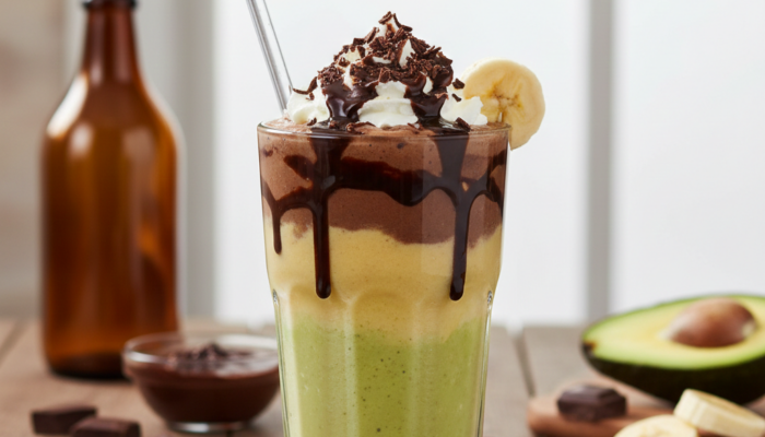 Jus Pisang Alpukat Cokelat, Perpaduan Tropis Kaya Nutrisi yang Menyegarkan