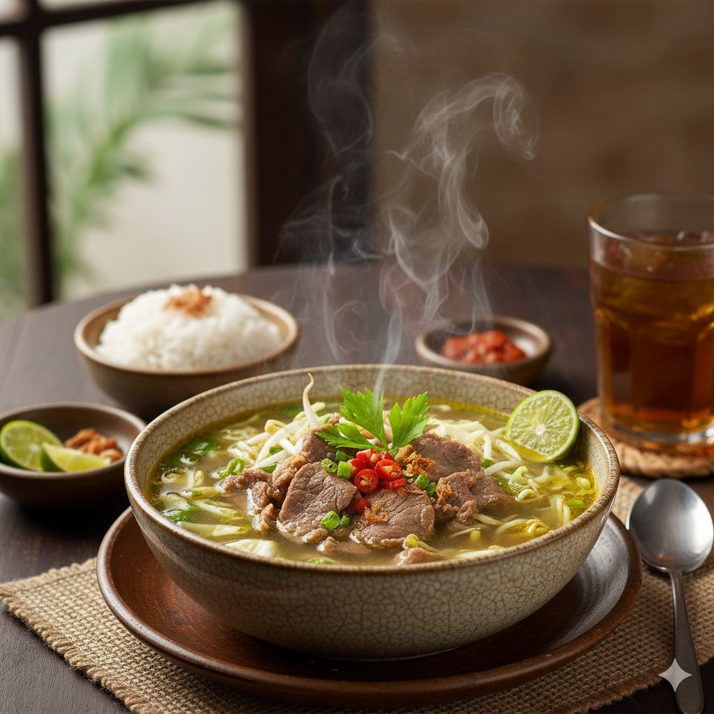 Resep Soto Daging Sapi Kuah Bening ala Sukabumi, Gurih dan Menghangatkan