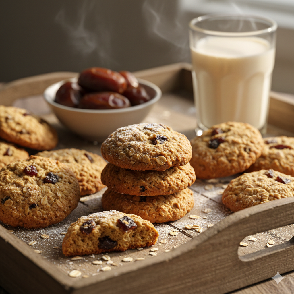 Cookies Oatmeal Kurma Ala Sukabumi, Ide Camilan Manis Sehat Selama Ramadan