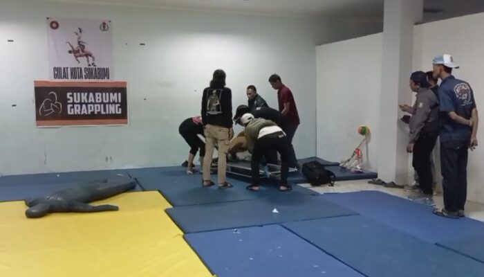 Pedagang Balon Keliling Tanpa Indetitas Ditemukan Tewas di GOR Lapang Merdeka Sukabumi