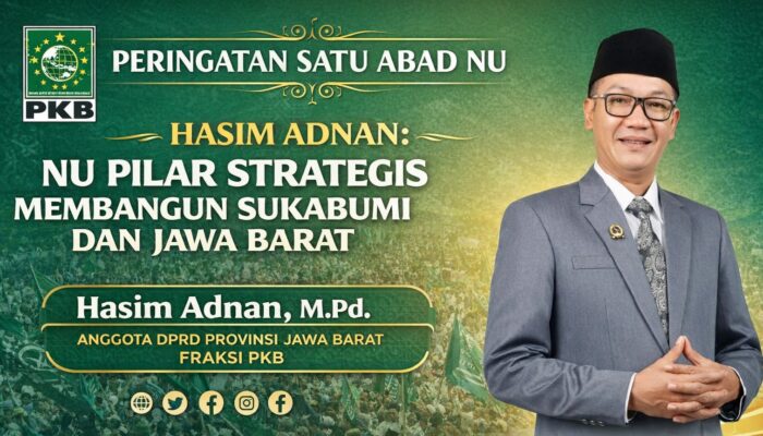 Satu Abad NU, Hasim Adnan Tegaskan Peran Strategis Ulama Bangun Sukabumi