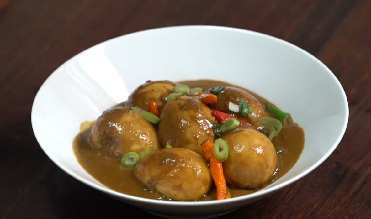 Telur Petis Madura Ala Sukabumi, Gurih Medok dengan Pedas Manis yang Menggoda