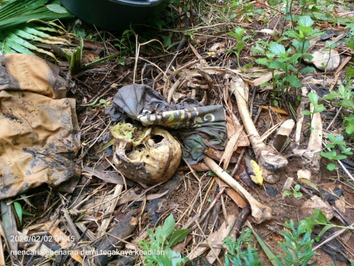 Temuan kerangka di sebuah kebun menggegerkan warga Kampung Cipari, Desa Cihaur, Kecamatan Simpenan, Kabupaten Sukabumi, dikejutkan pada Senin pagi (2/2/2026).