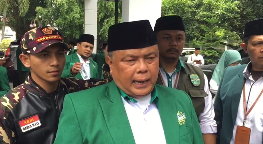 Ketua PCNU Kabupaten Sukabumi, KH E.S. Mubarok.