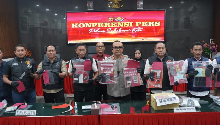 Jelang Ramadan, Polisi Ringkus Pelaku Curanmor hingga Pengedar Narkoba di Kota Sukabumi