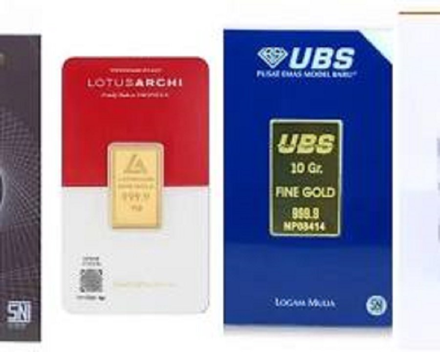 Harga Emas UBS Hari Ini Naik, Rata-rata Bertambah Rp12.000 per Gram