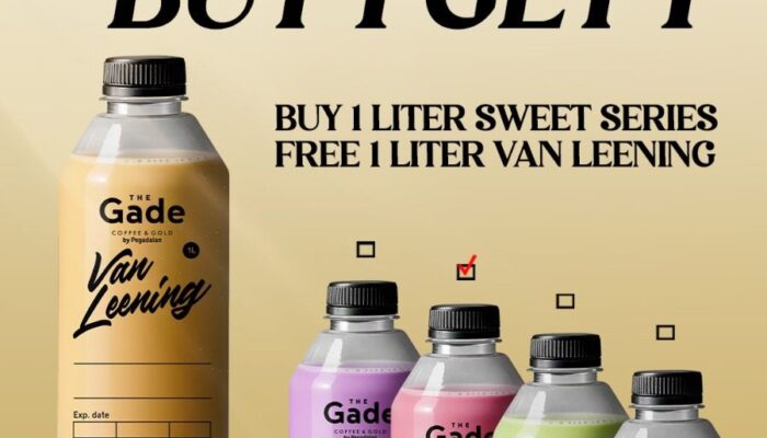 Promo Buy 1 Get 1 Free di The Gade Kota Sukabumi, Berlaku Dua Hari