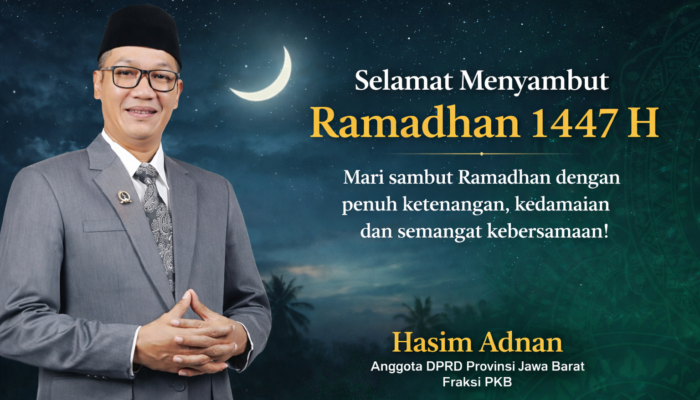 Hasim Adnan Sampaikan Ucapan Ramadhan, Imbau Warga Jabar Jaga Persatuan