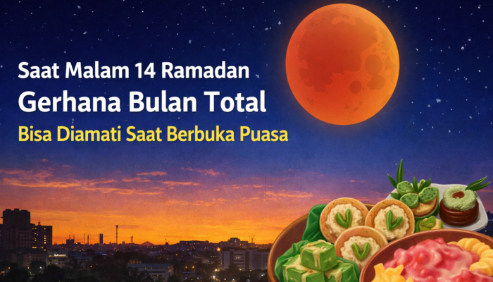 Gerhana Bulan Total Akan Hiasi Malam 14 Ramadan, Bisa Diamati Saat Waktu Berbuka Puasa