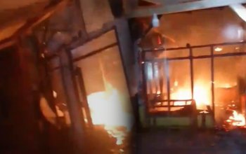 HP Meledak Saat Dicas, Rumah Warga Lengkong Sukabumi Hangus Terbakar