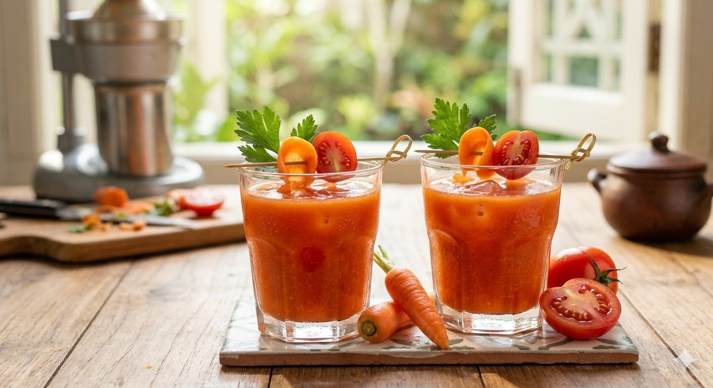 Jus Wortel Tomat Segar ala Sukabumi, Cocok untuk Menjaga Kesehatan Mata