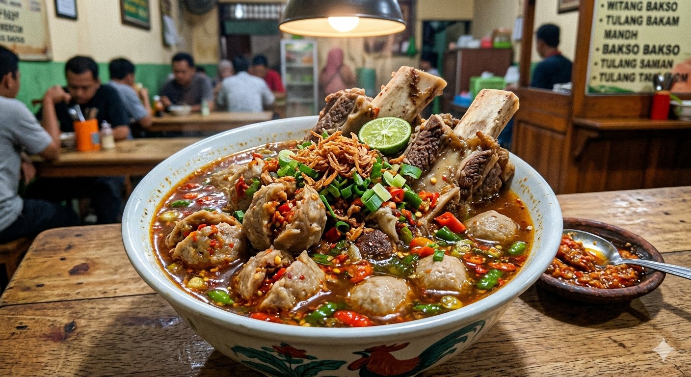 Bakso Mercon Taichan, Sensasi Pedas Nendang Khas Lidah Sukabumi