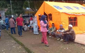 333 Jiwa Mengungsi Akibat Pergerakan Tanah di Bantargadung, BPBD Lakukan Asesmen