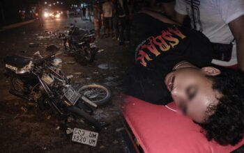 Dua Remaja Terlibat Kecelakaan Adu Banteng di Depan SMPN 1 Surade