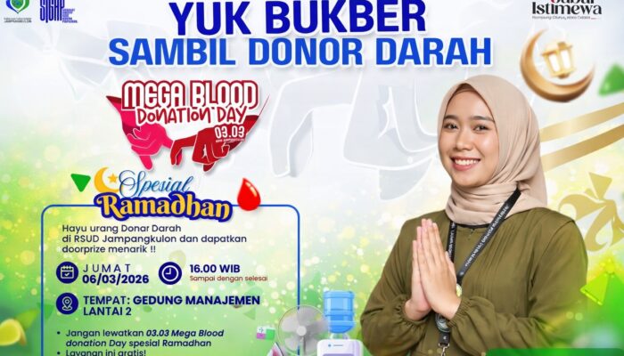 Mega Blood Donation Day Ramadan, RSUD Jampangkulon Ajak Warga Donor Darah